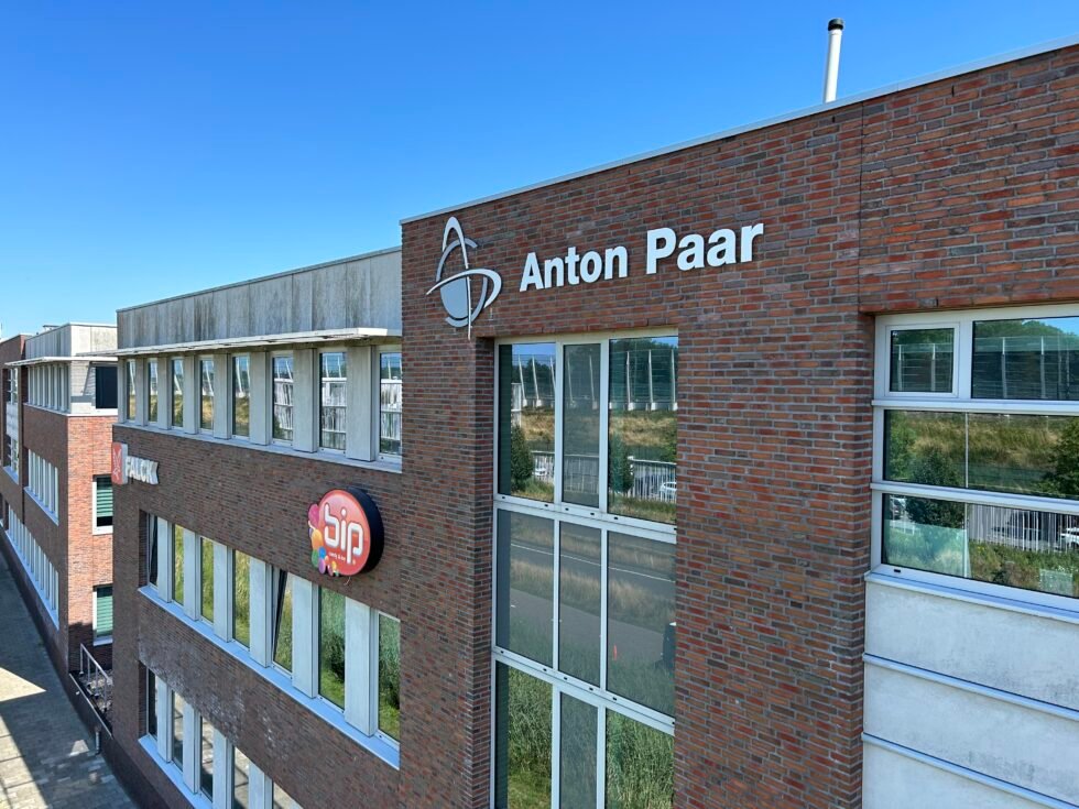 Gevel reclame Anton Paar