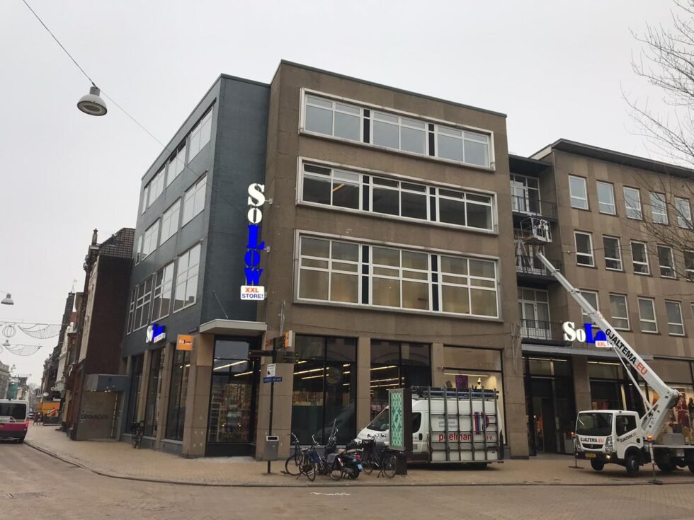 Gevel reclame Solow Groningen