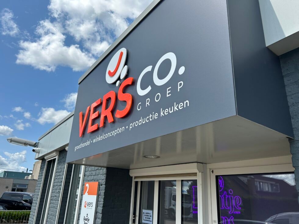 Gevel reclame Versco