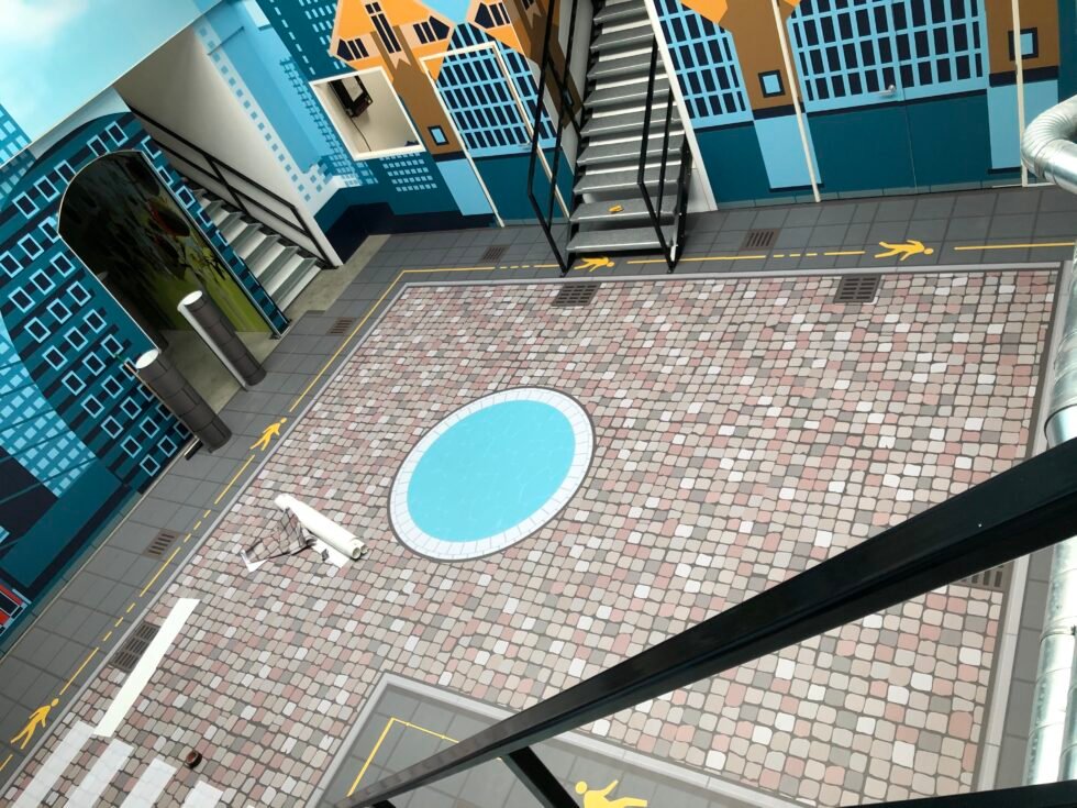 beplakking oefenruimte Rotterdam