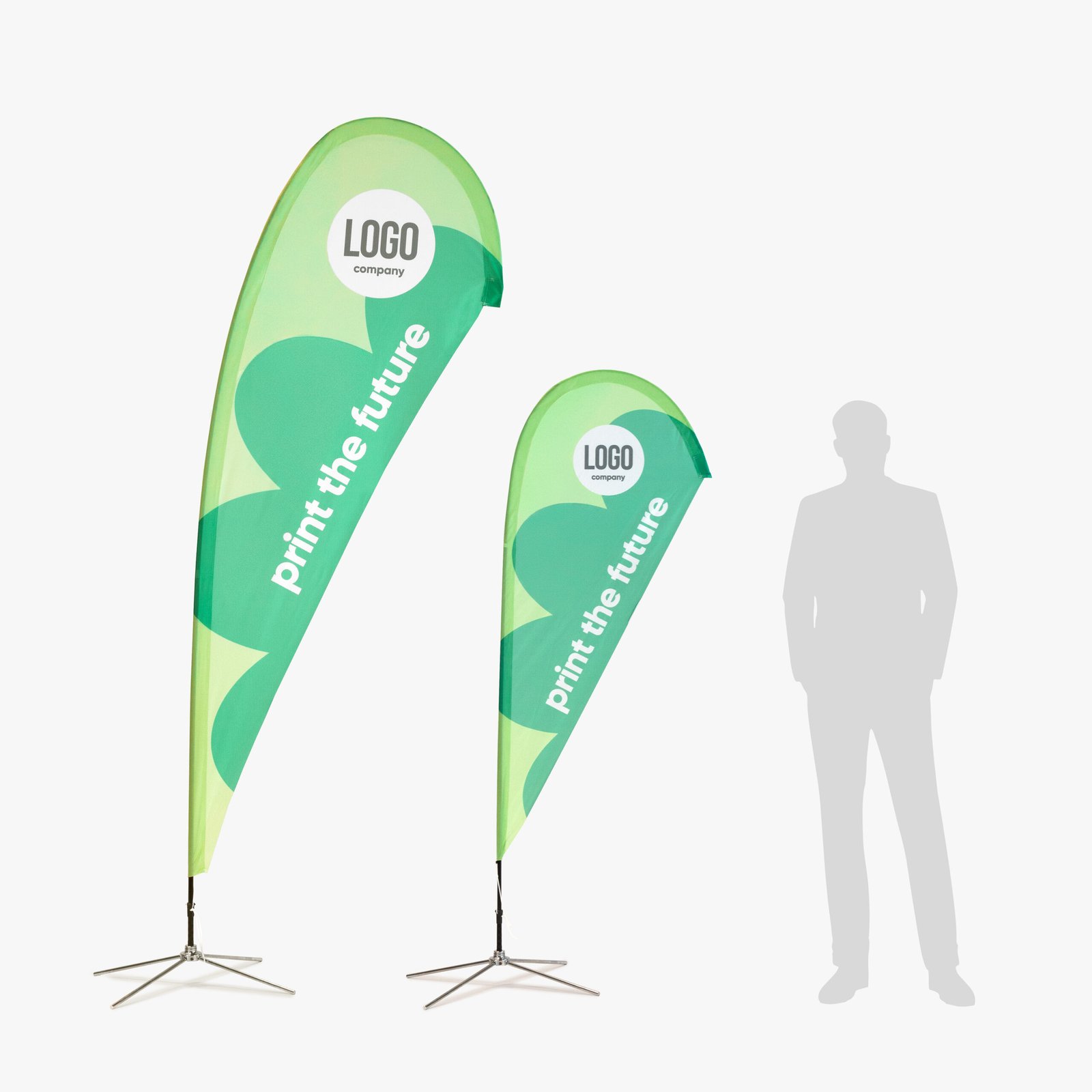 roll up banners 8 Beach flag drop